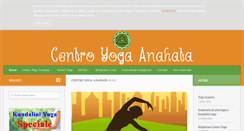 Desktop Screenshot of centroyogaanahata.com