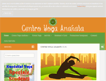 Tablet Screenshot of centroyogaanahata.com